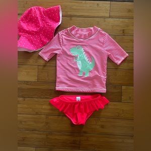 Carter's Dinosaur Two Piece Swimsuit